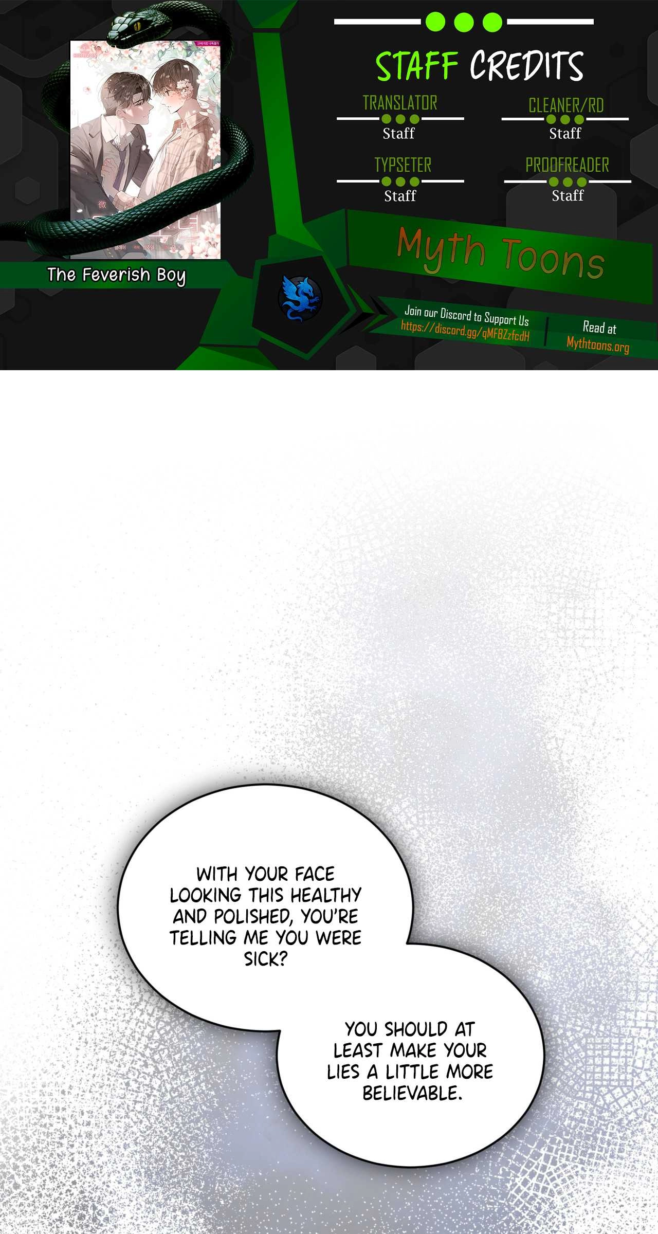 The Feverish Boy Chapter 20 page 1