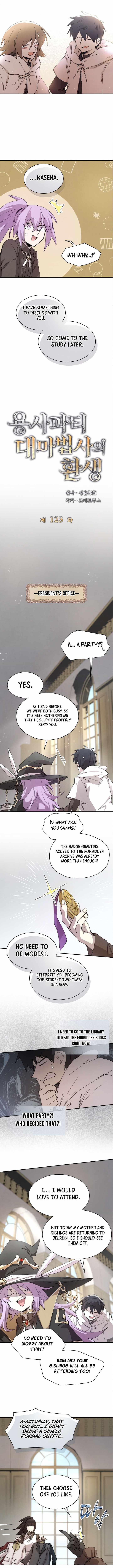 The Great Mage of the Hero’s Party Reincarnates Chapter 123 page 6