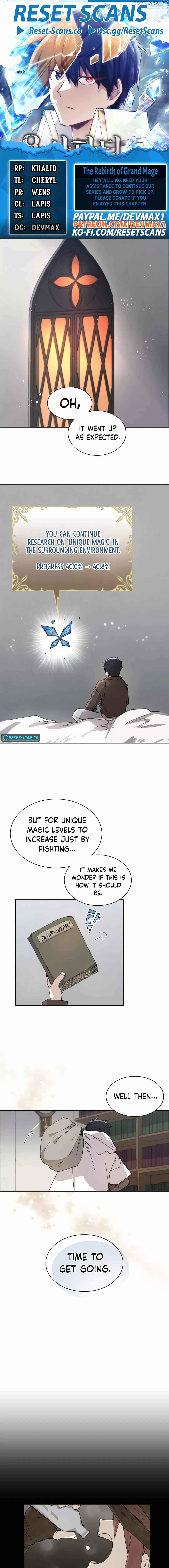 The Great Mage of the Hero’s Party Reincarnates Chapter 59 page 1