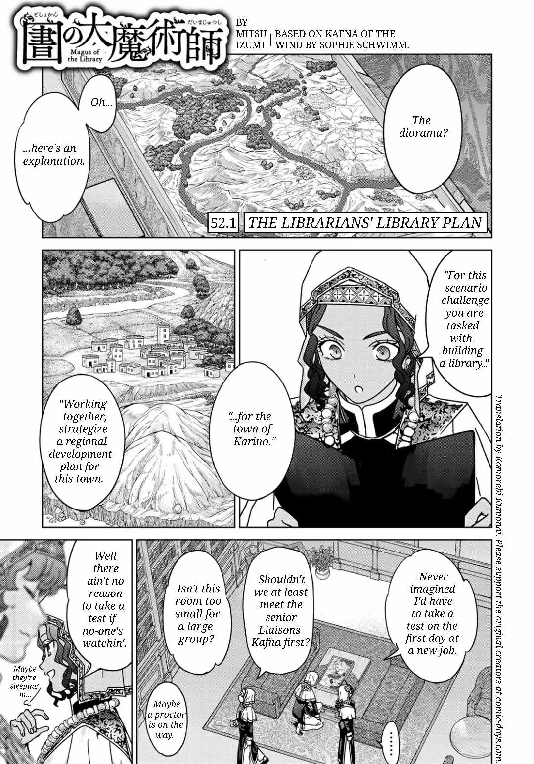 The Great Wizard of the Library Chapter 52.1 page 1
