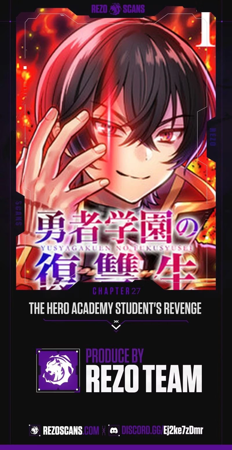 The Hero Academy’s Student of Revenge Chapter 27 page 1