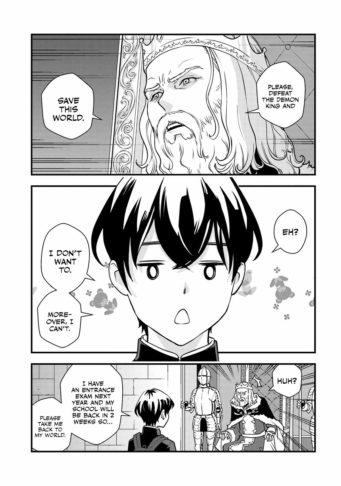The hero returns from another world, becomes an influencer, and earns money in the real world, where dungeons have appeared! Chapter 1 page 7