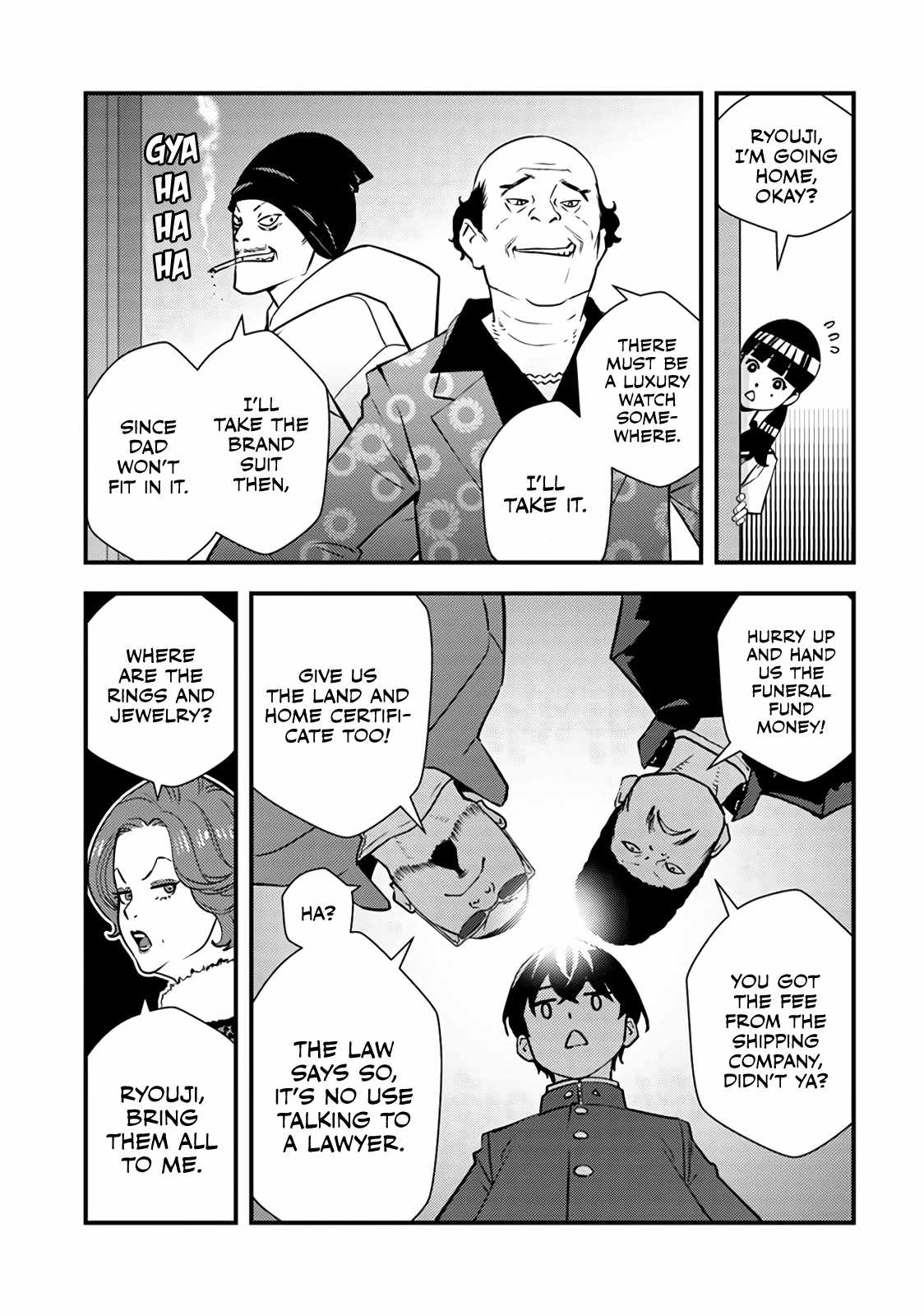 The hero returns from another world, becomes an influencer, and earns money in the real world, where dungeons have appeared! Chapter 1 page 37