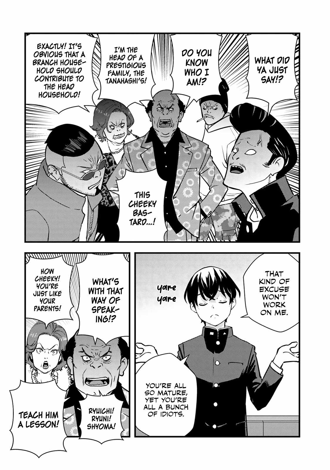 The hero returns from another world, becomes an influencer, and earns money in the real world, where dungeons have appeared! Chapter 1 page 40