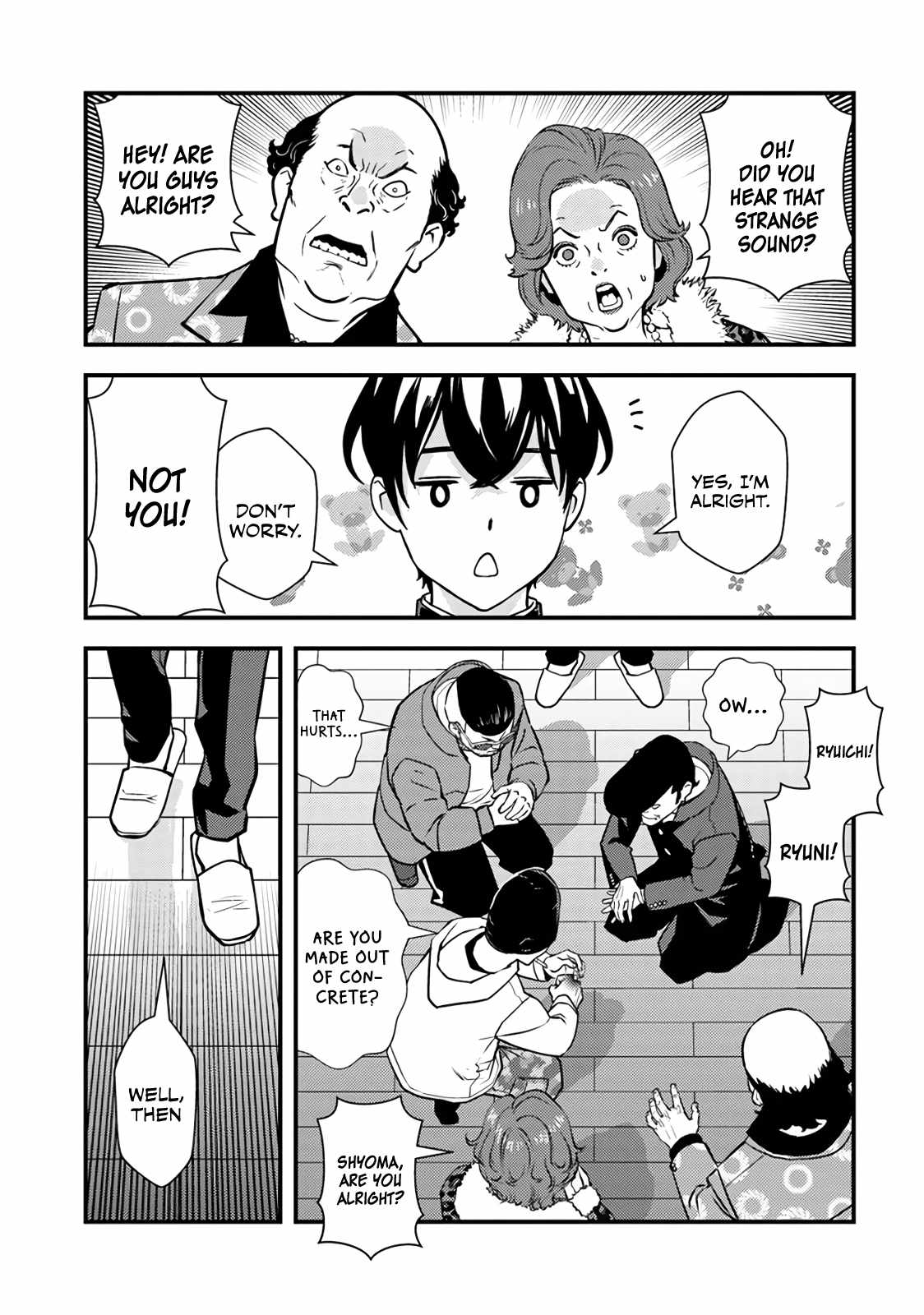 The hero returns from another world, becomes an influencer, and earns money in the real world, where dungeons have appeared! Chapter 1 page 47