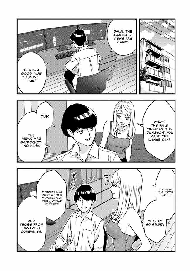 The hero returns from another world, becomes an influencer, and earns money in the real world, where dungeons have appeared! Chapter 2 page 36