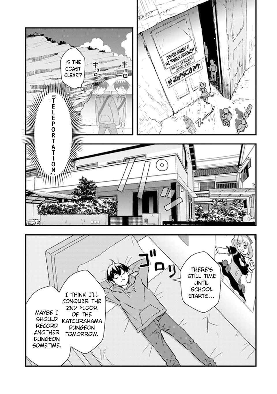 The hero returns from another world, becomes an influencer, and earns money in the real world, where dungeons have appeared! Chapter 5 page 38