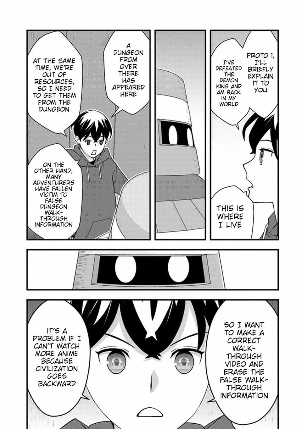 The hero returns from another world, becomes an influencer, and earns money in the real world, where dungeons have appeared! Chapter 6.1 page 5