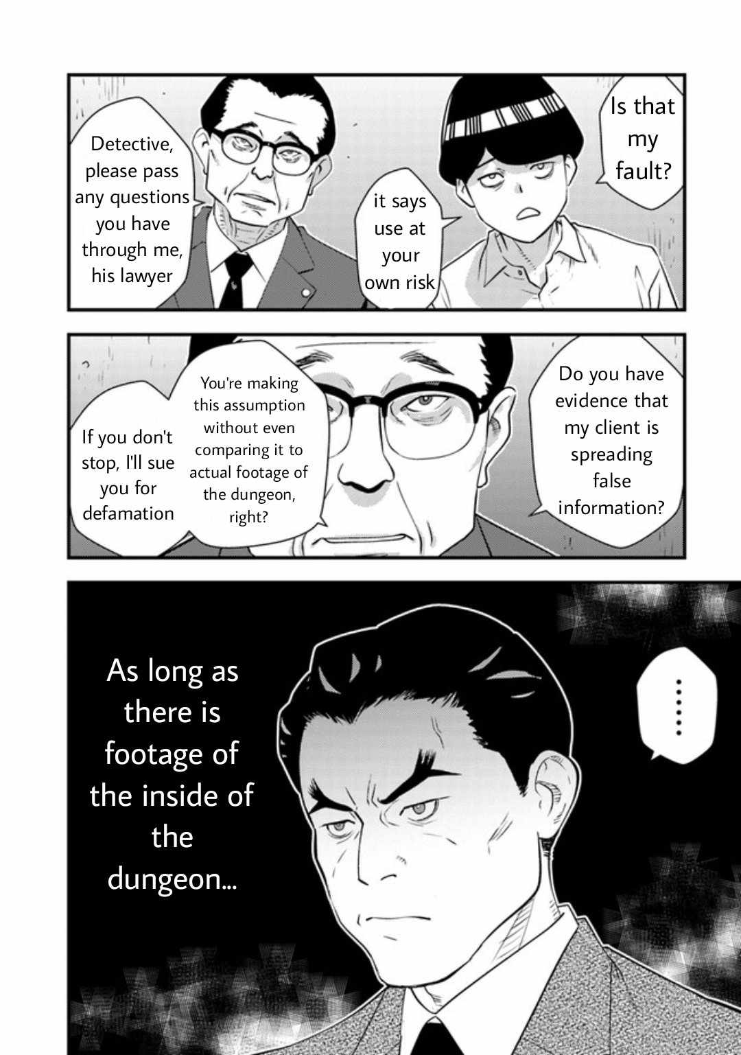 The hero returns from another world, becomes an influencer, and earns money in the real world, where dungeons have appeared! Chapter 7.1 page 6