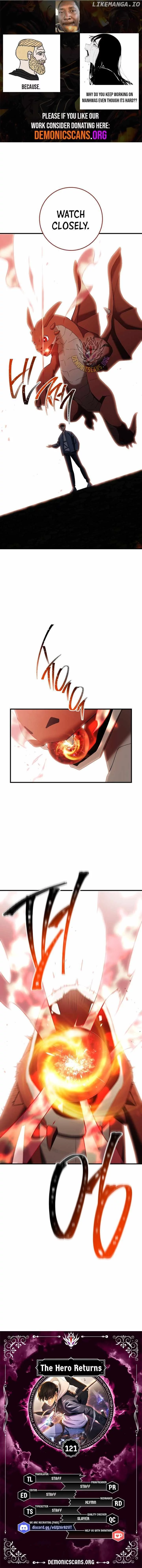 The Hero Returns Chapter 121 page 1