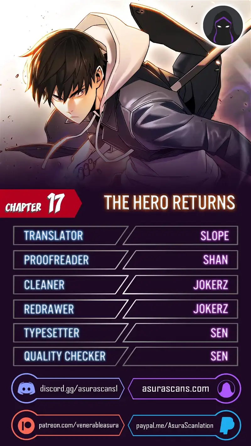 The Hero Returns Chapter 17 page 1