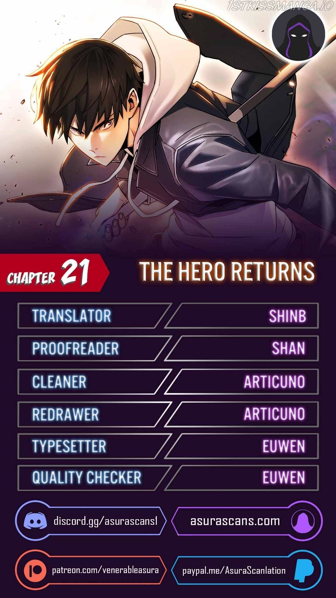 The Hero Returns Chapter 21 page 1