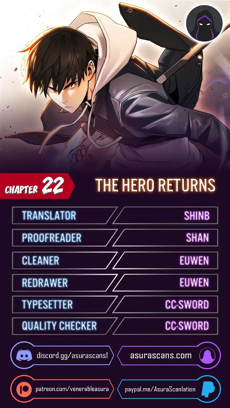 The Hero Returns Chapter 22 page 1
