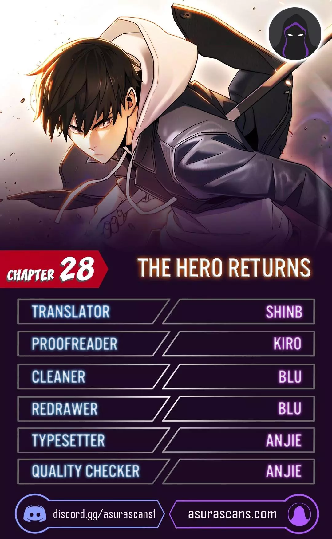 The Hero Returns Chapter 28 page 1