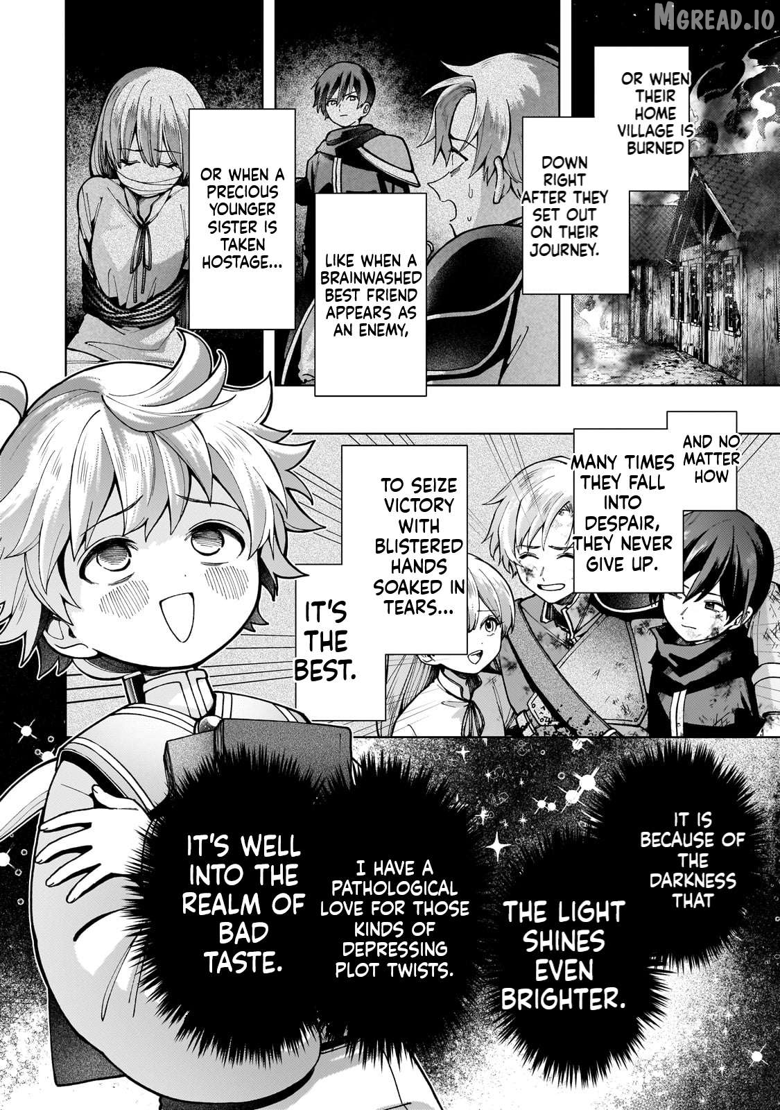 The hero who likes depressive development story VS A kind world Chapter 1 page 10