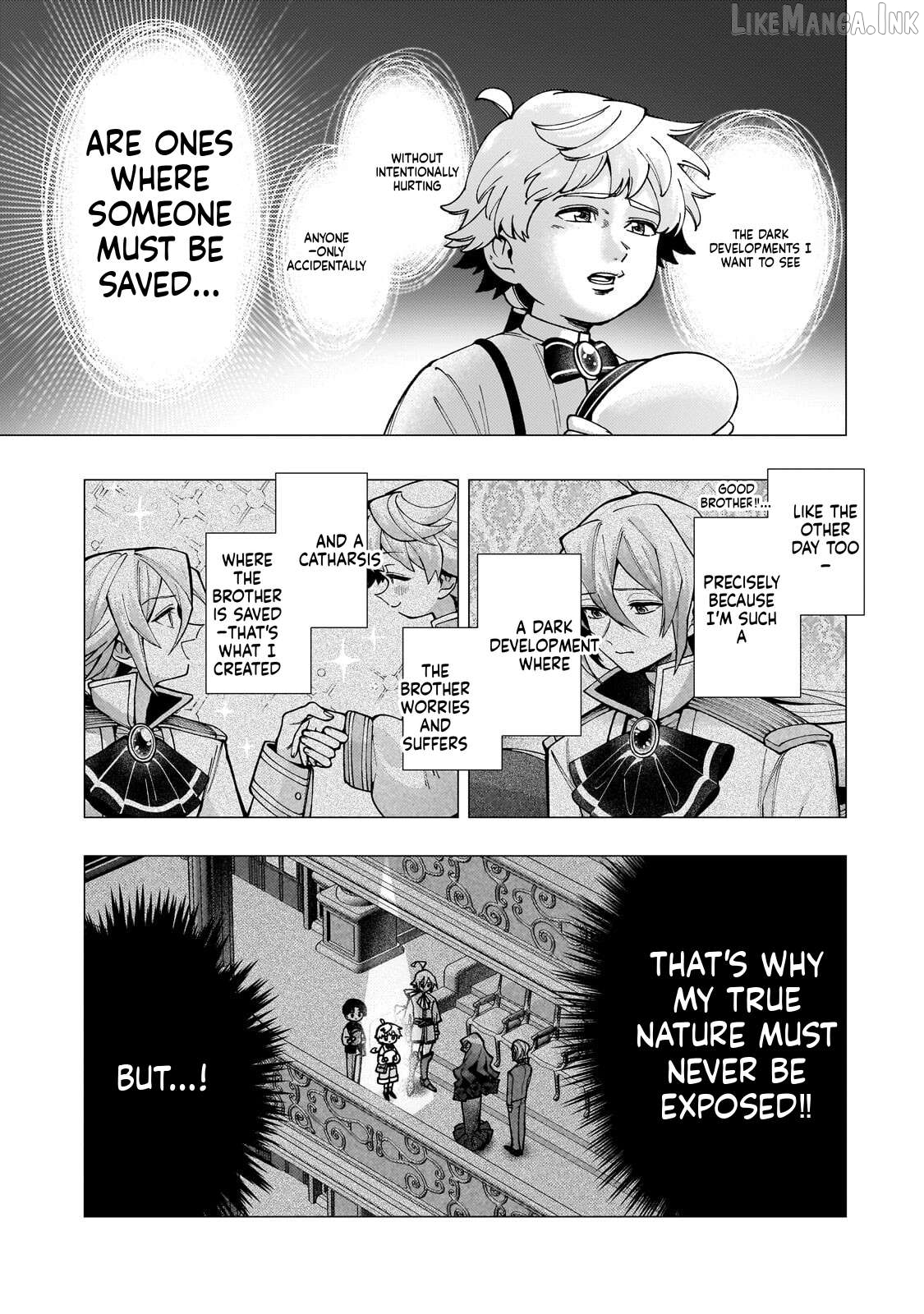 The hero who likes depressive development story VS A kind world Chapter 4 page 28