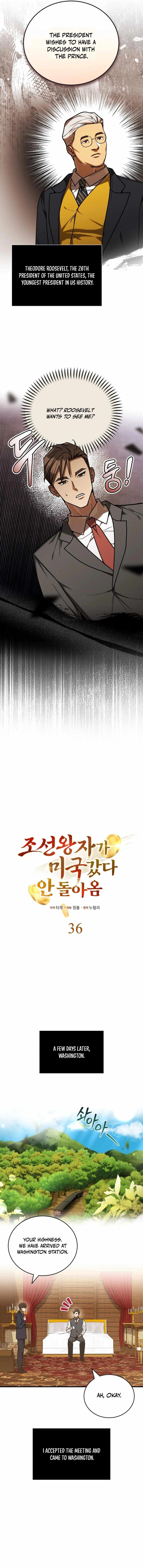 The Joseon prince went to America and didn’t return Chapter 36 page 2