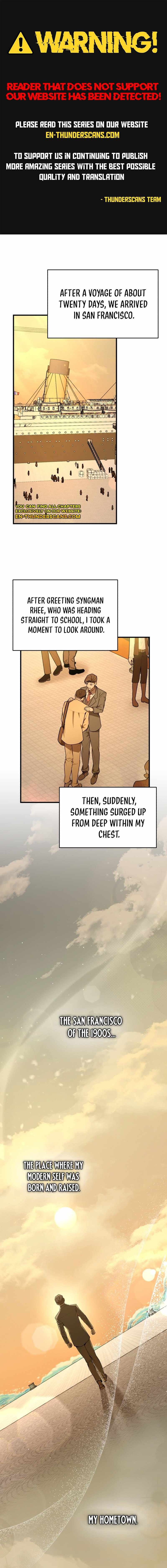 The Joseon prince went to America and didn’t return Chapter 6 page 1