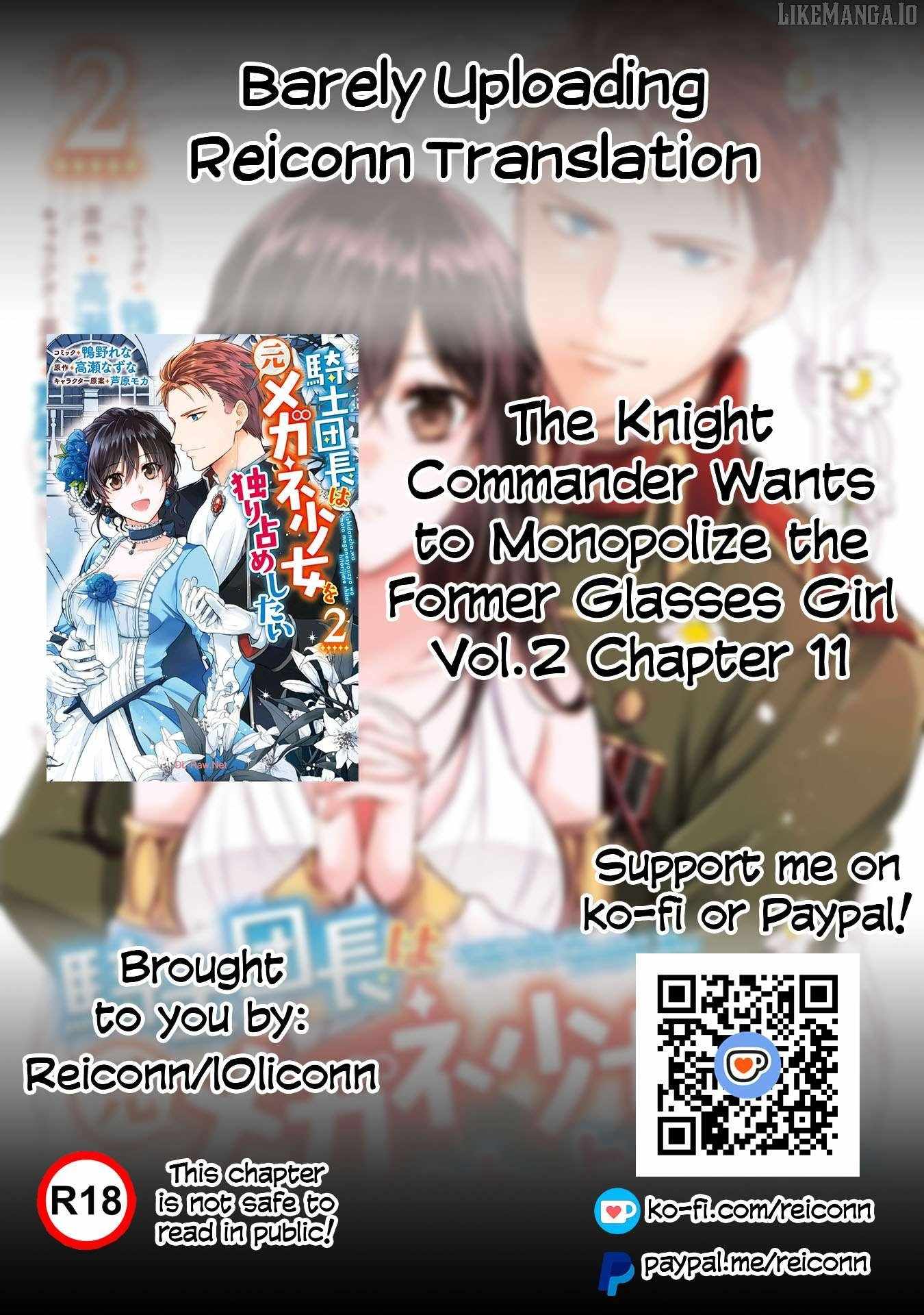 The Knight Commander Wants To Monopolize The Former Glasses Girl Chapter 11 page 1