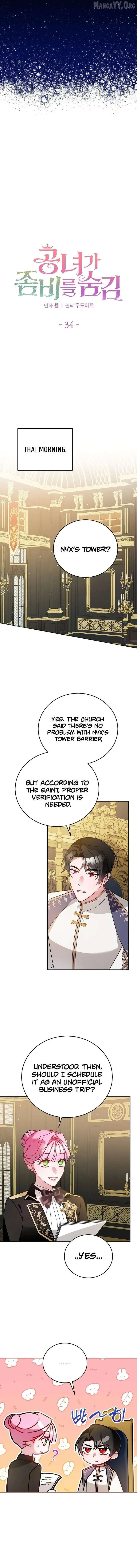 The Lady Who Hides the Zombies Chapter 34 page 3