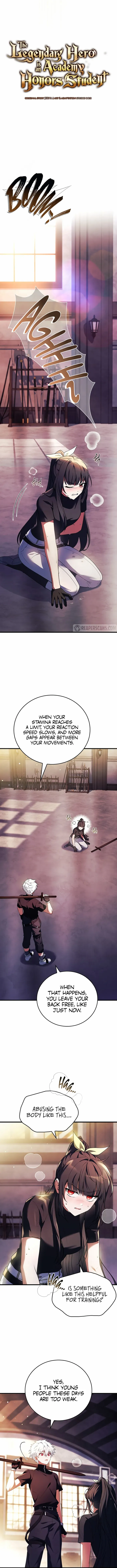 The Legendary Hero Is an Academy Honors Student Chapter 3 page 8