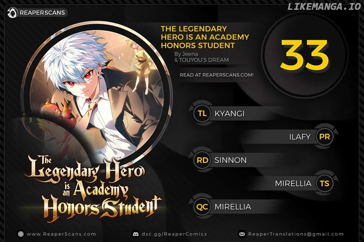 The Legendary Hero Is an Academy Honors Student Chapter 33 page 1