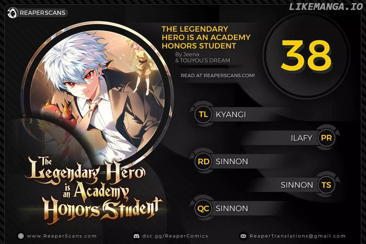 The Legendary Hero Is an Academy Honors Student Chapter 38 page 1