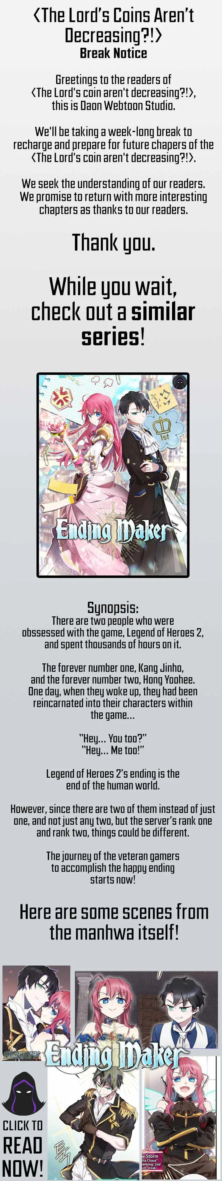 The Lord’s Coins Aren’t Decreasing?! Chapter 72.5 page 1