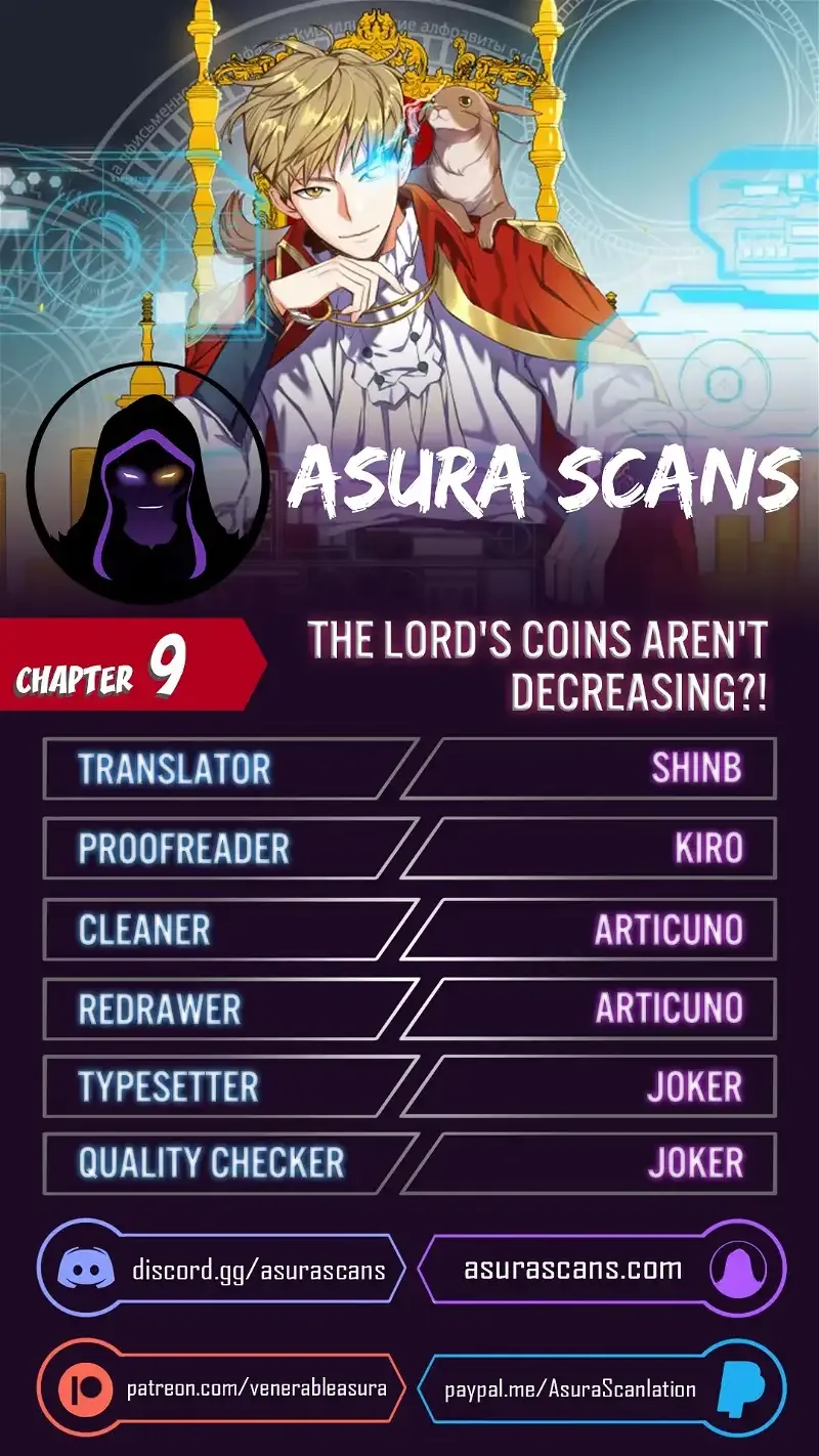 The Lord’s Coins Aren’t Decreasing?! Chapter 9 page 1