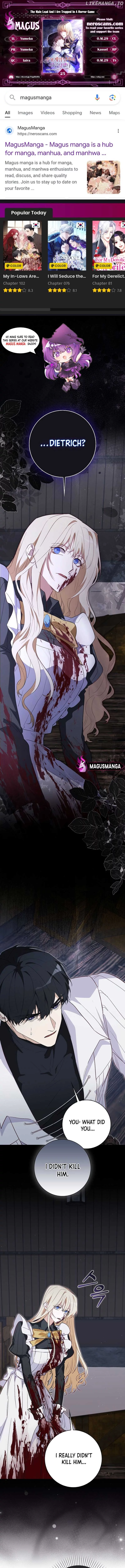 The Male Lead and I Are Trapped In A Horror Game Chapter 25 page 1