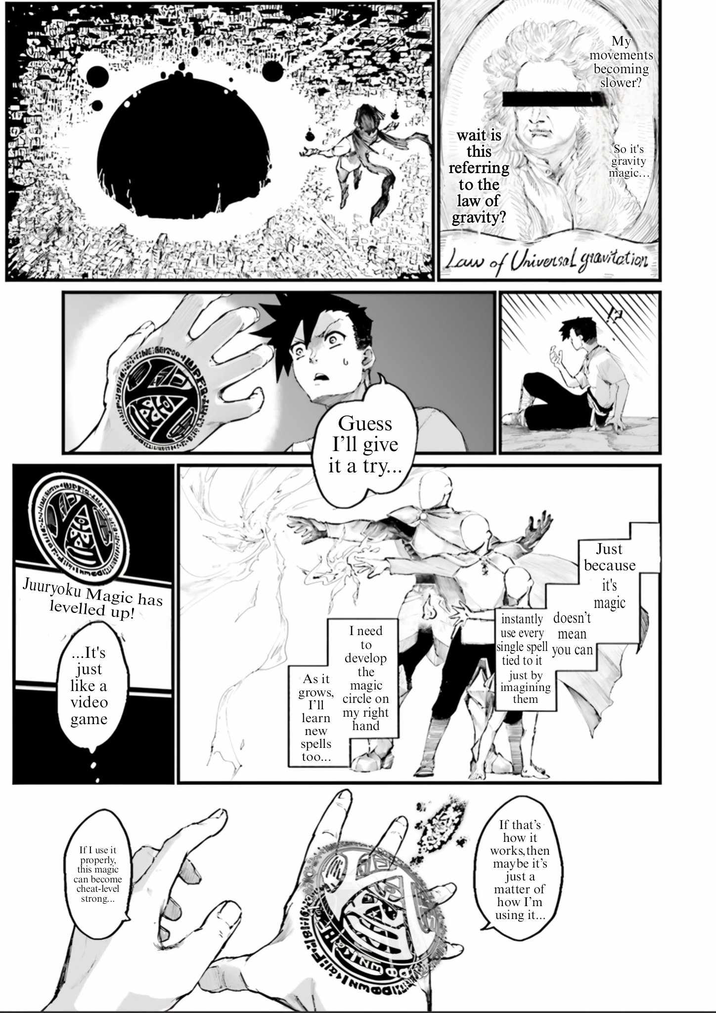 The Man Given "Slow Magic" will become Unparalleled with the Gravity Magic Chapter 1 page 27