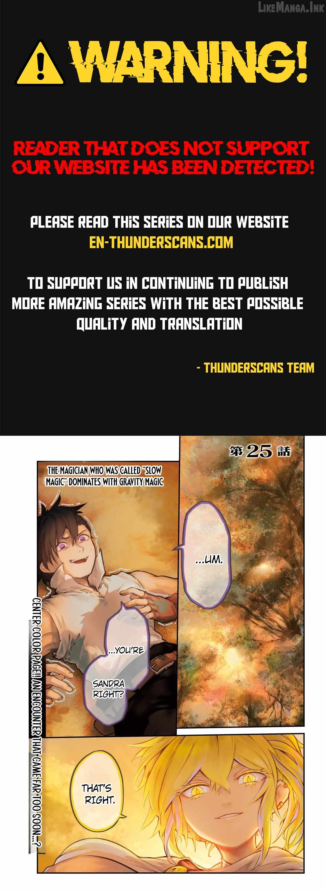 The Man Given "Slow Magic" will become Unparalleled with the Gravity Magic Chapter 25 page 1