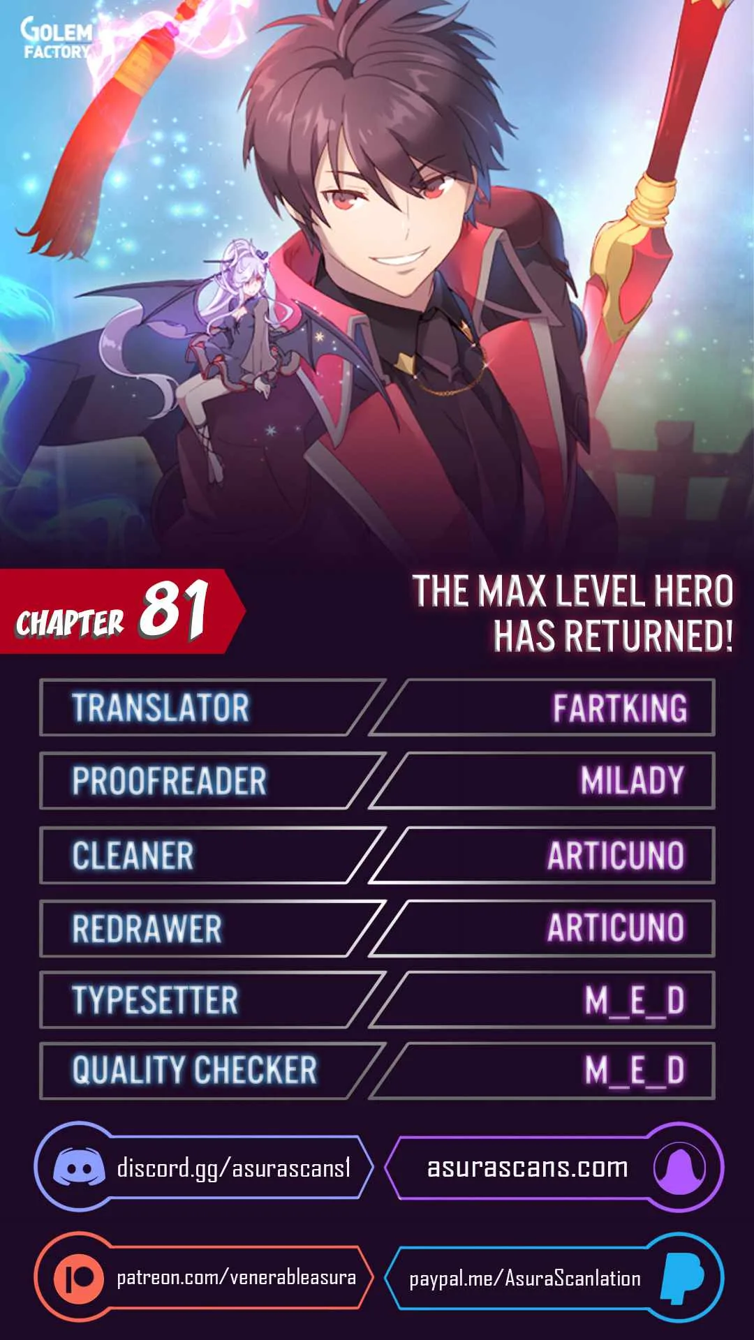 The Max Level Hero has Returned! Chapter 81 page 1