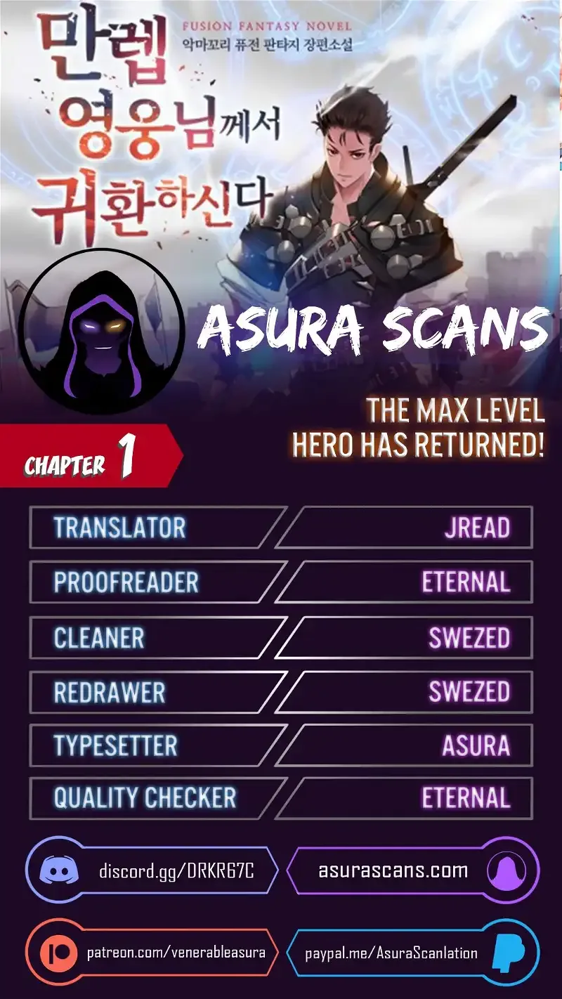 The Max Level Hero Strikes Back Chapter 1 page 1