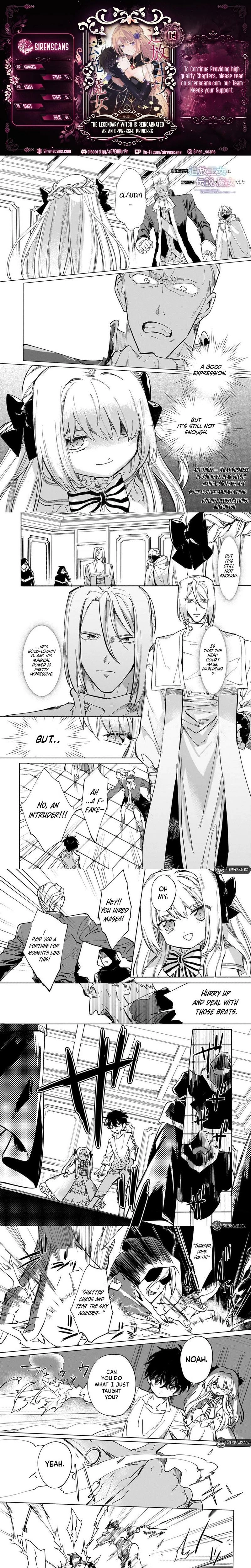 The Oppressed Princess Was a Reincarnated Legendary Magician Chapter 3 page 1