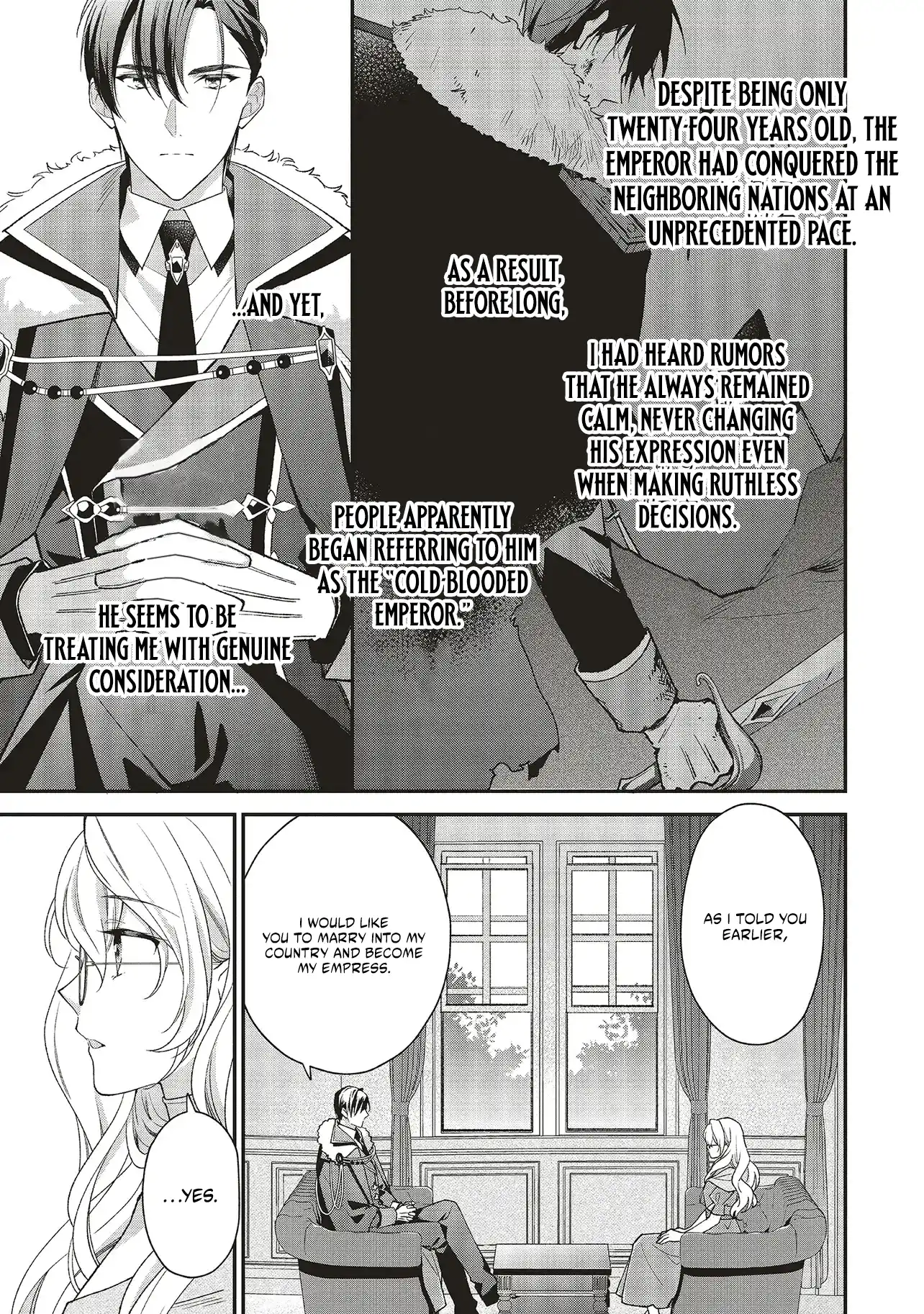 The Plain Lady Becomes a Capable Empress! Chapter 1.2 page 7