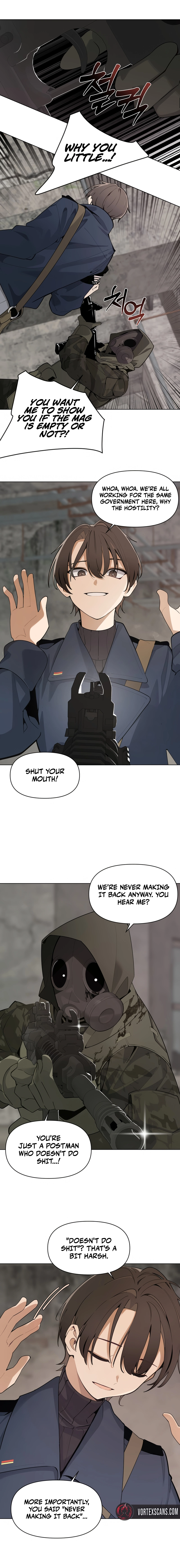The Postman of the Apocalypse Chapter 1 page 16