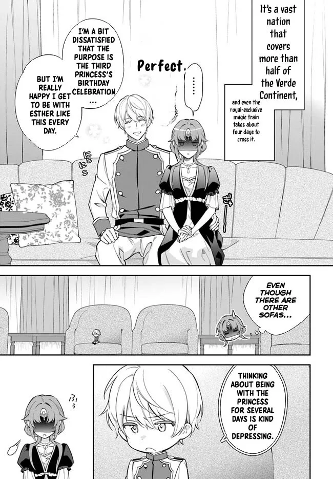 The princess who can read minds doesn't notice her fiancé's overwhelming love. Chapter 3 page 22