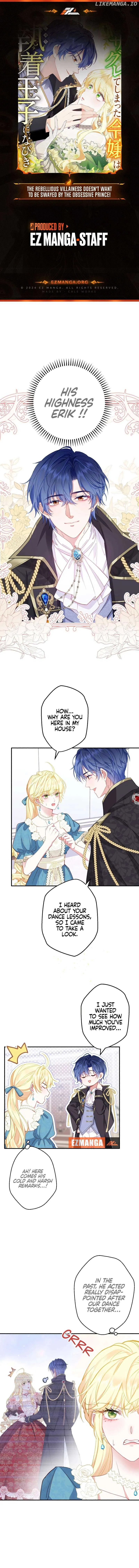 The Rebellious Villainess Doesn’t Want To Be Swayed By The Obsessive Prince! Chapter 4 page 2