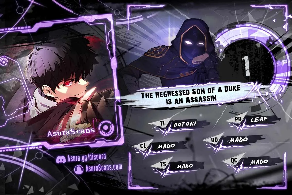 The Regressed Son of a Duke is an Assassin Chapter 1 page 1