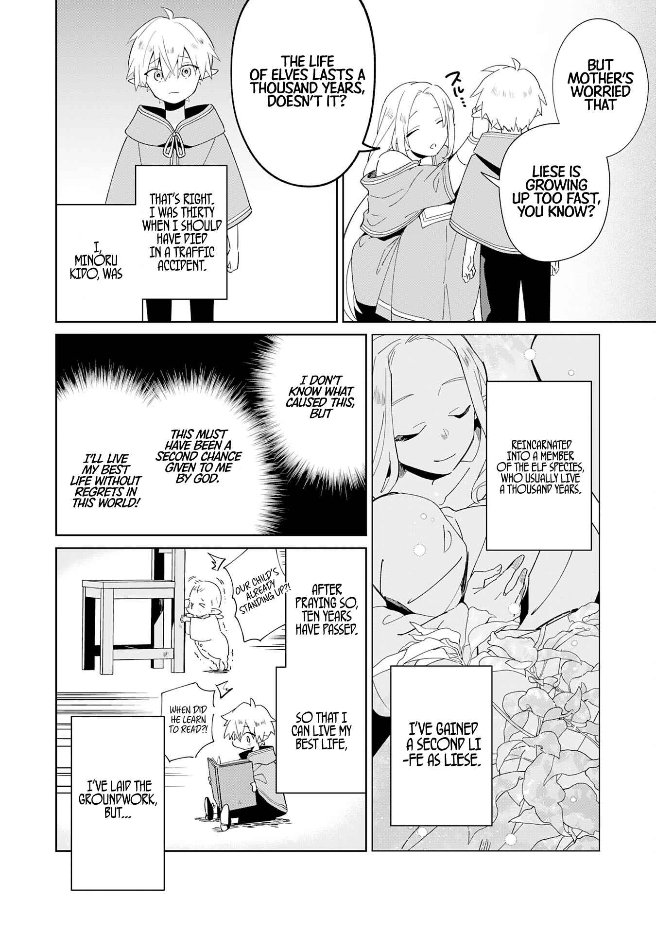 The Reincarnated Elf Left on a Journey to Master His Magic and With His Extra Lifespan Became a Living Legend Chapter 1 page 9