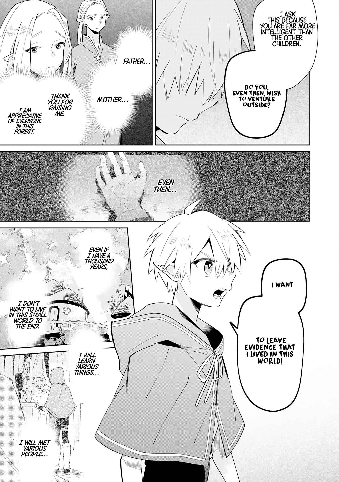 The Reincarnated Elf Left on a Journey to Master His Magic and With His Extra Lifespan Became a Living Legend Chapter 1 page 12