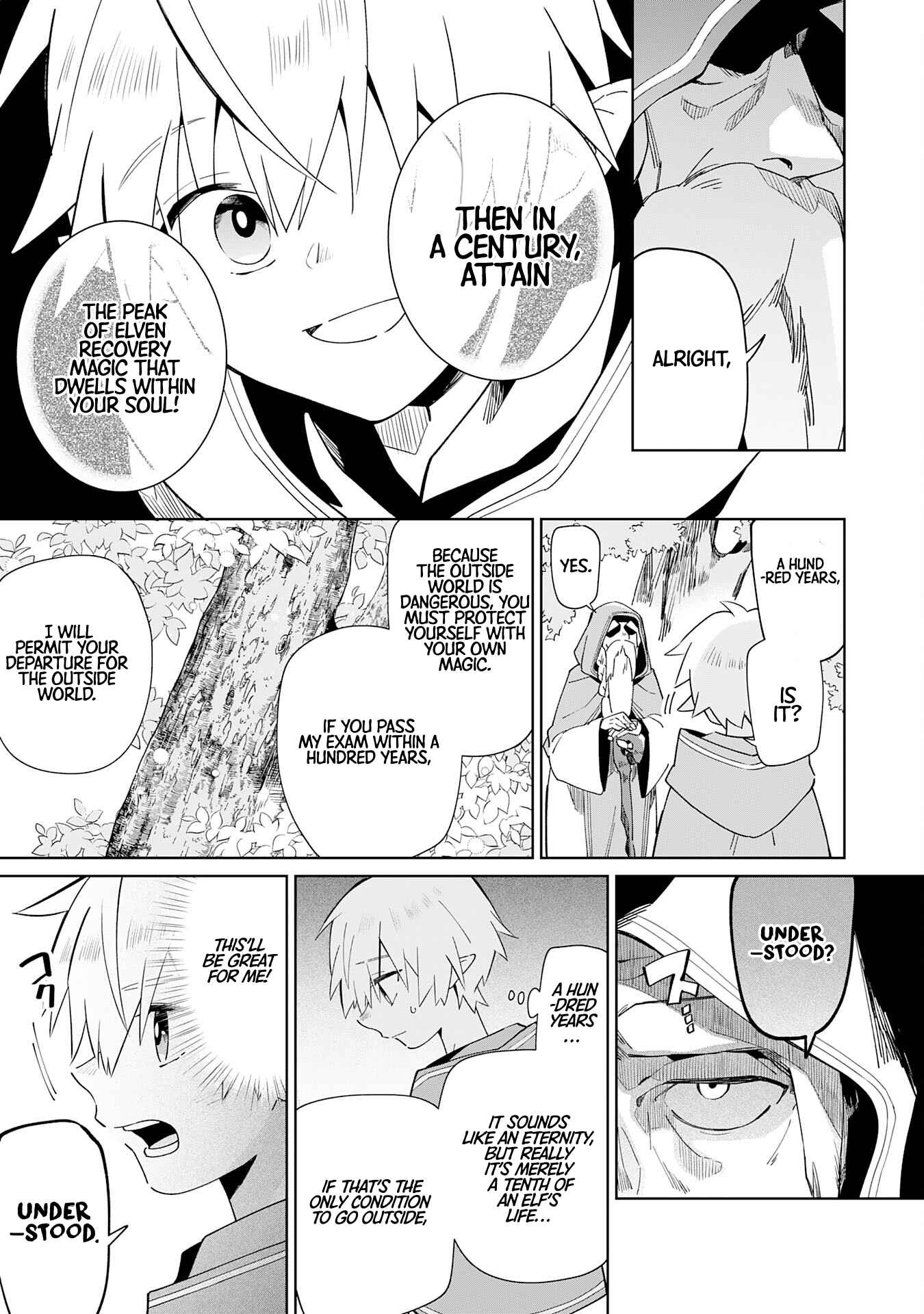 The Reincarnated Elf Left on a Journey to Master His Magic and With His Extra Lifespan Became a Living Legend Chapter 1 page 14