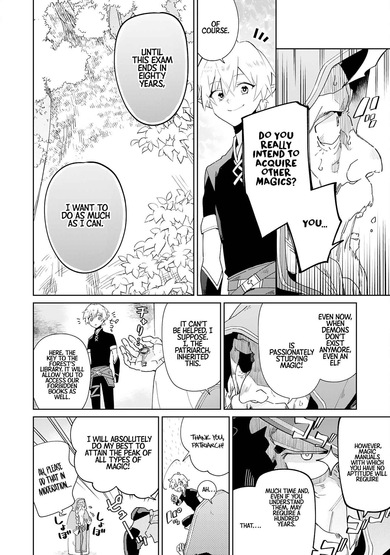 The Reincarnated Elf Left on a Journey to Master His Magic and With His Extra Lifespan Became a Living Legend Chapter 1 page 21
