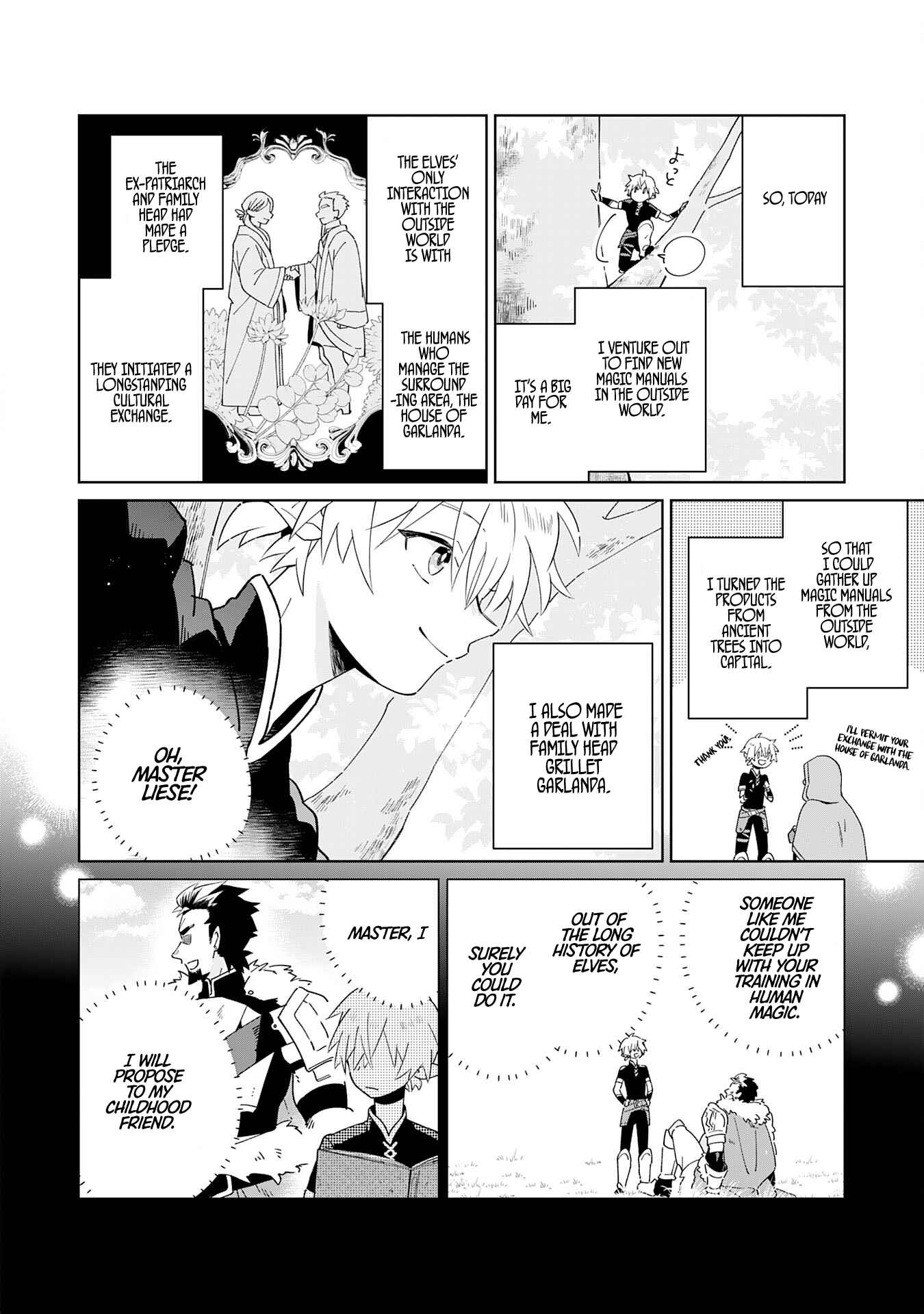 The Reincarnated Elf Left on a Journey to Master His Magic and With His Extra Lifespan Became a Living Legend Chapter 1 page 23