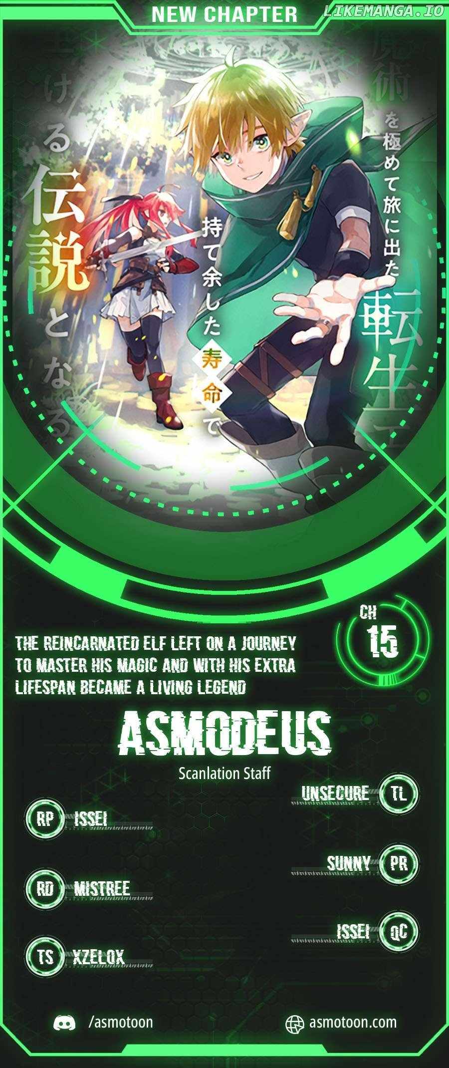 The Reincarnated Elf Left on a Journey to Master His Magic and With His Extra Lifespan Became a Living Legend Chapter 15 page 1