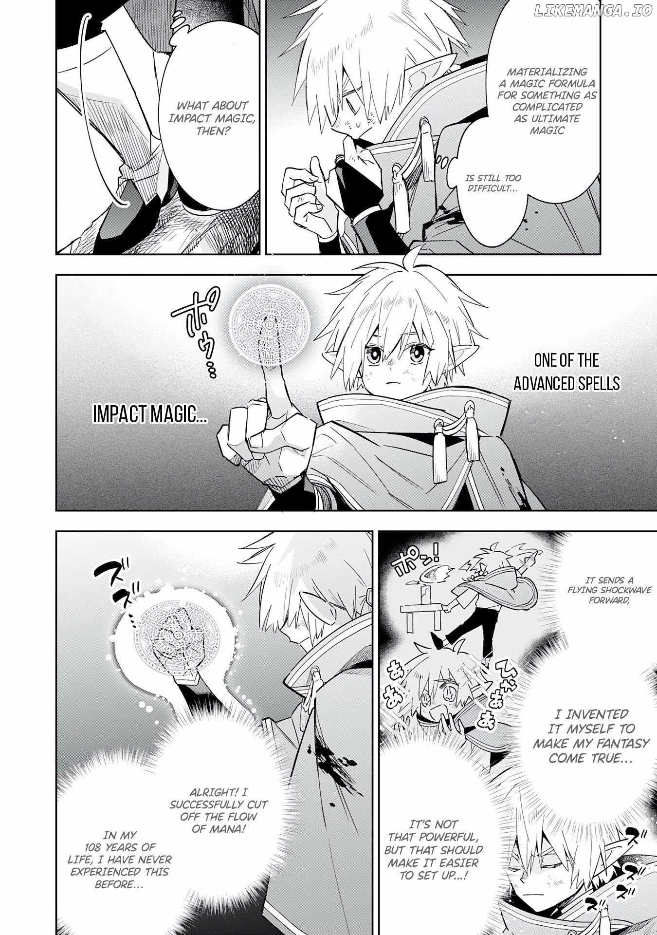 The Reincarnated Elf Left on a Journey to Master His Magic and With His Extra Lifespan Became a Living Legend Chapter 17 page 19