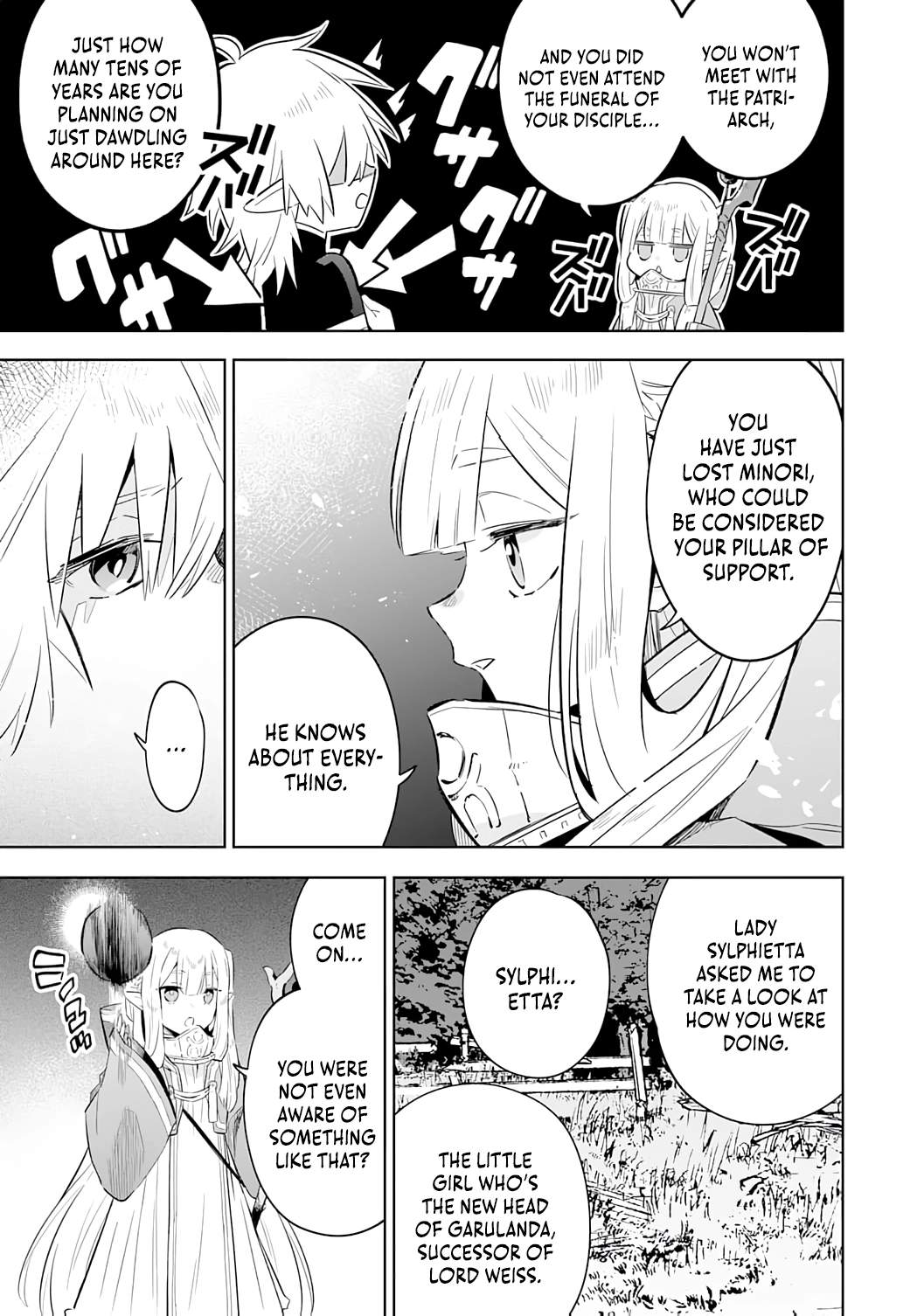 The Reincarnated Elf Left on a Journey to Master His Magic and With His Extra Lifespan Became a Living Legend Chapter 27 page 27