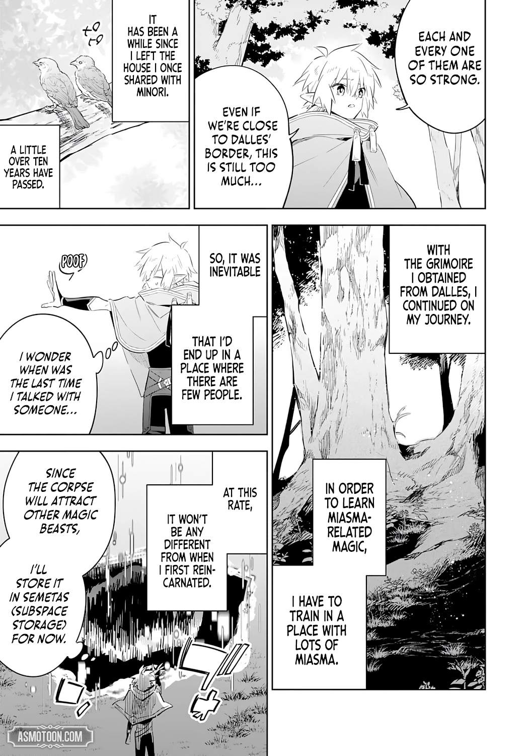 The Reincarnated Elf Left on a Journey to Master His Magic and With His Extra Lifespan Became a Living Legend Chapter 28 page 8