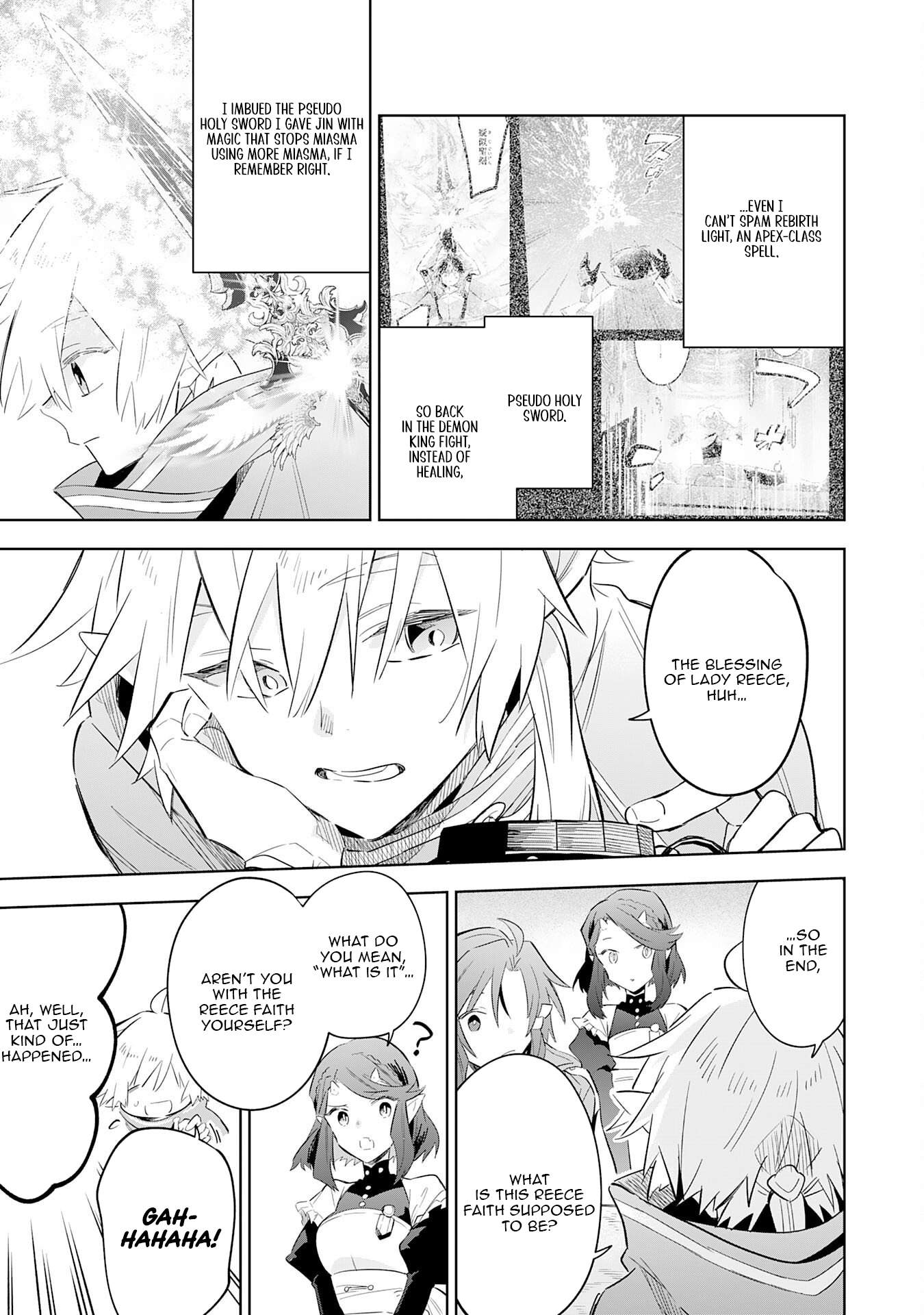 The Reincarnated Elf Left on a Journey to Master His Magic and With His Extra Lifespan Became a Living Legend Chapter 30 page 4